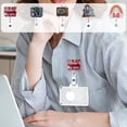 thumbnail image 1 of Bowayaoa Retractable Badge Clip with Strong Clasp, Retractable ID Card Holder for Name Badges, Secure Retractable Badge Reel for Daily Use, 1 of 7