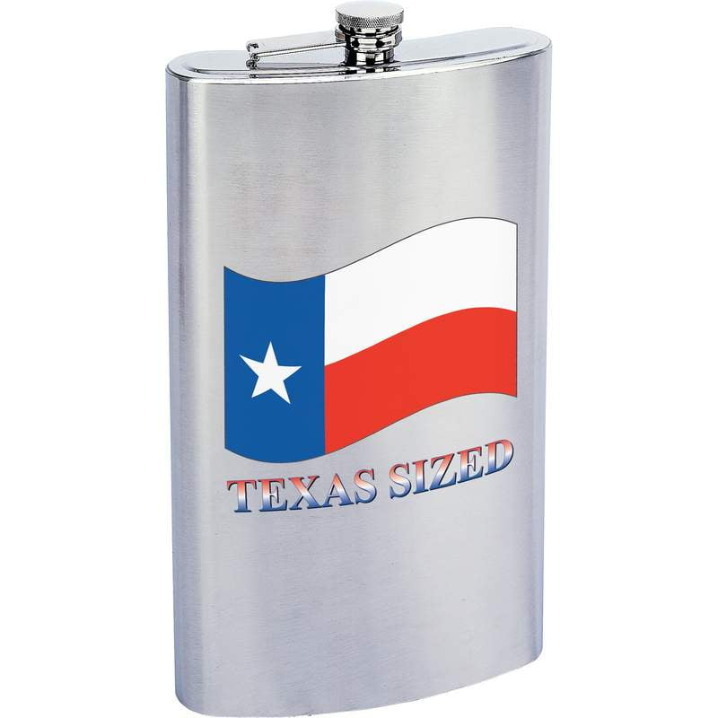 Maxam® 1 Gallon Stainless Steel Flask with TEXAS SIZED Imprint