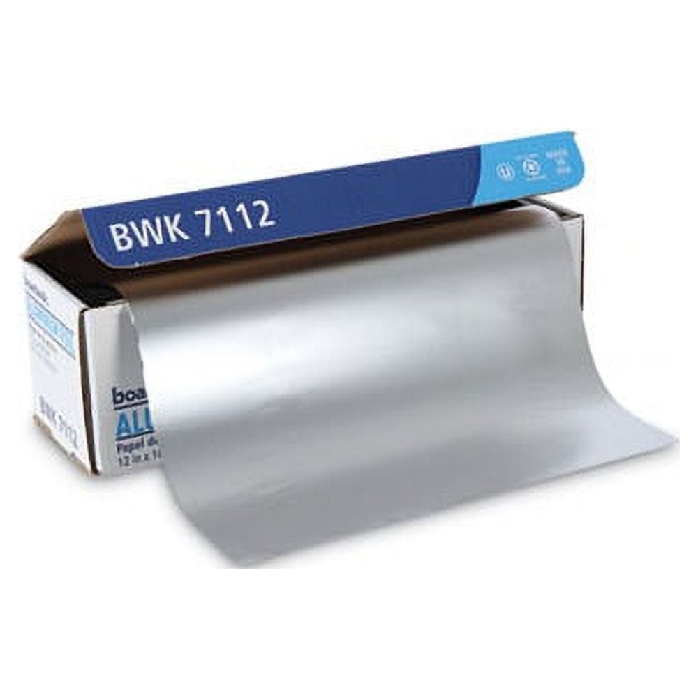 Boardwalk Standard Silver Aluminum Foil Roll, 12" x 1,000 ft