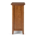 thumbnail image 2 of Simpli Home Amherst 37 inch Wide Solid Wood Transitional Medium Storage Cabinet in Light Golden Brown, 2 of 5