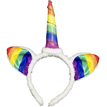 Unicorn Rainbow Rubies Gay Pride Adult Mythical Creature Costume Horn