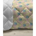 thumbnail image 3 of Flamingo Down Alternative Comforter, Rhythmic Exotic Long Legs Winged Animal Tropical Climate, Microfiber Quilt for All Season, 5 Sizes, Cream Pale Pink, by Ambesonne, 3 of 3