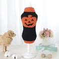 thumbnail image 4 of Kmbangi Pet Halloween Costumes Pumpkin Pattern Knitted Sweater for Dogs, Cats, 4 of 9