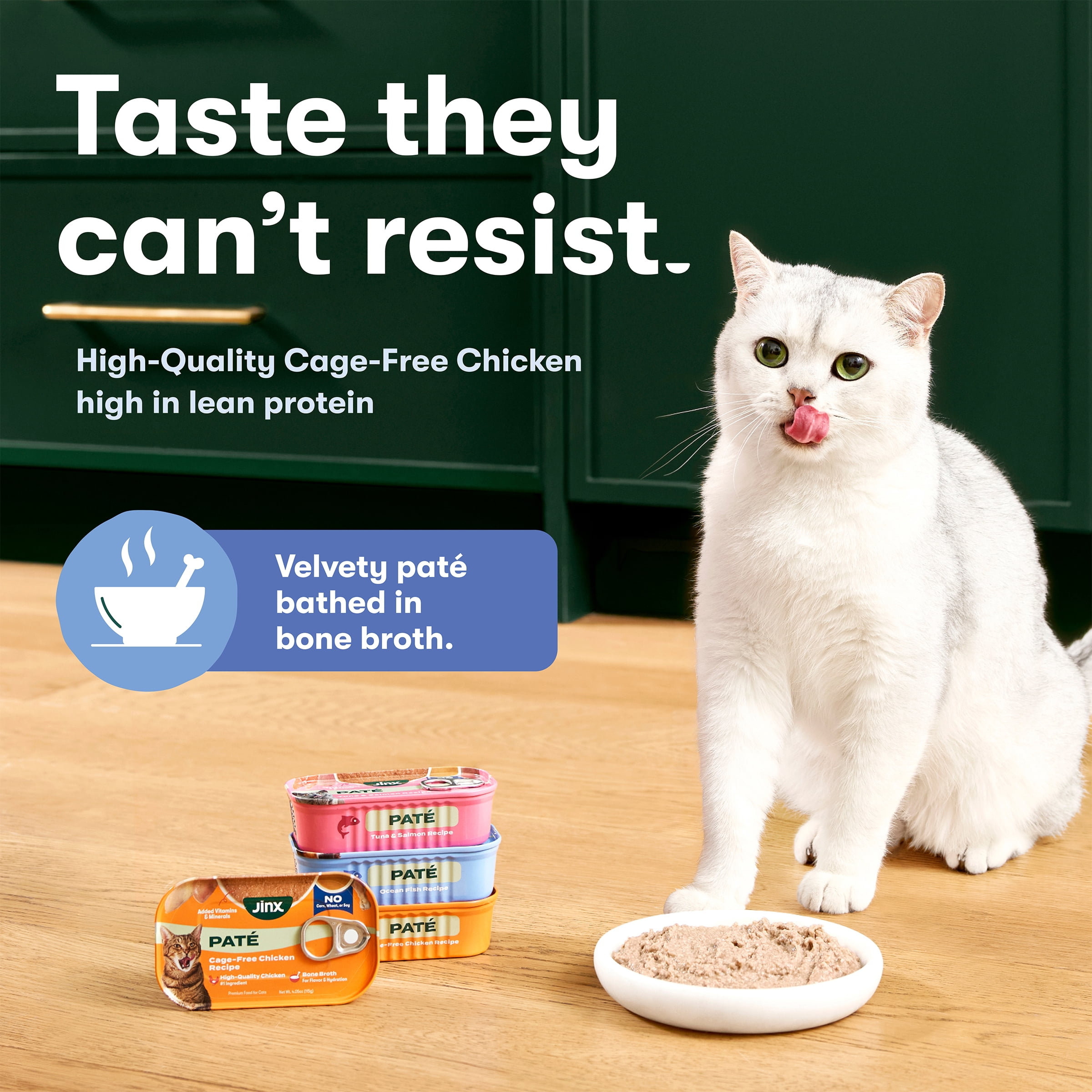 Jinx Chicken Paté Cat Wet Food, 4.05 oz