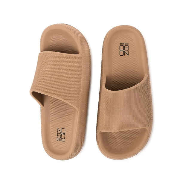 No Boundaries Women’s Pillow Slide Sandals