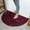 Purple, variant on Semicircular Carpet Absorbent Floor Mat Toilet Door Mat Bedroom Toilet Bathroom Non- Mat Household Fuzzy Rug for Bedroom Loving Room Rugs Small Area Rug for Bedroom A Big Blanket Knit Throw Sweater