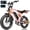 Pink, variant on V200 Electric Bike for Adults, Dirt E-Bike with 29MPH 48V20.8Ah Battery,20"x4.0 Fat Tire,29MPH 80 Miles, NFC Unlock, 7-Speed Dual Suspension, Black with Rear Rack & Footrests