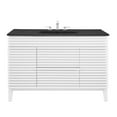 thumbnail image 5 of Modway Render 48" Single Sink Bathroom Vanity in White Black, 5 of 10
