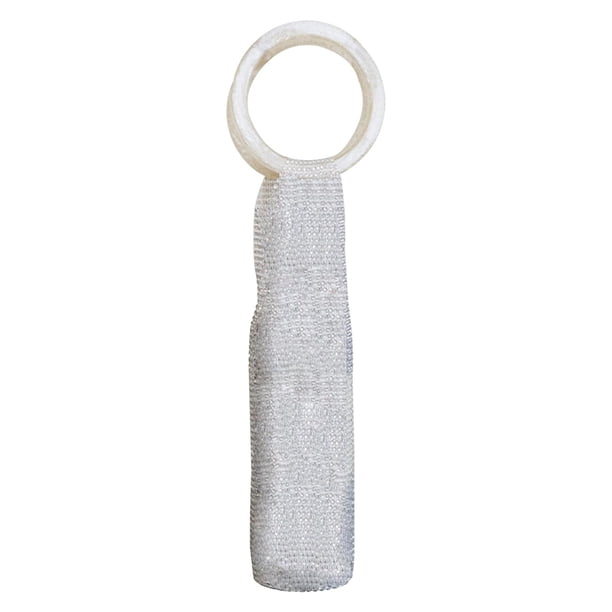 Bolsa de Vino con Joyas, bolsa de vino de diamantes, bolsa elástica de vino con asa robusta, estilo elegante, para fiestas, portátil, material de cuero resistente, para bodas