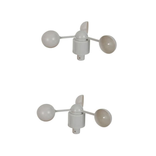 2X Anemómetro de WH-SP-WS01 Instrumento de Medición de la Velocidad del Viento Sensor de Velocidad del Viento Instrumento Meteorológico para Anemómetro
