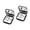 3, variant on ANXPTIME Set Of 2 Travel Friendly Matte Black Cosmetic Cases Empty Eyeshadow Palette