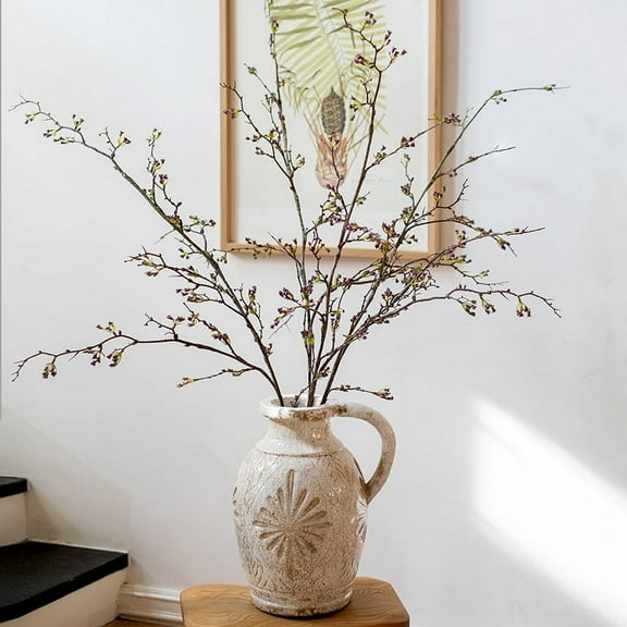 Rustic Reach 63" Artificial Plastic Purple Weigela Bouquet