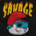 thumbnail image 2 of Cool Papa Smurf Savage Fire Cartoon Hoodie Sweatshirt Women Men Brisco Brands S, 2 of 6