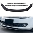 thumbnail image 4 of Front Bumper Lip Spoiler Stylish Front Spoiler Splitter Chin Diffuser Protector Body Kit Replacement For 6 MK6 Standard 2008 to 2012, 4 of 7