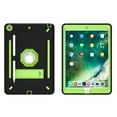thumbnail image 2 of Dteck iPad 10.2 Case with Screen Protector, iPad 8th Generation Case, iPad 7th Generation Case, Heavy Duty 3-Layer Hybrid Rugged Shockproof High Impact Case with Kickstand, Black/Green, 2 of 7