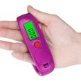 thumbnail image 2 of Billuyoard Mini báscula colgante de mano, pantalla LCD de doble precisión con retroiluminación, báscula electrónica ligera de 50 kg con Accesorios para electrodomésticos rojo púrpura, 2 of 5