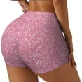 thumbnail image 2 of Naloa Glitter Biker Shorts for Women Seamless Scrunch Short Women’s Yoga Shorts for Gym Running Sport Shorts - XX-Large, 2 of 9