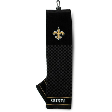 UPC 637556318107 product image for Team Golf NFL New Orleans Saints Embroidered Golf Towel | upcitemdb.com