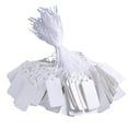 thumbnail image 3 of 95pcs White Marking Tags Price Tags Price Labels Display Tags with Hanging String for Product Jewelry Clothing, 3 of 8