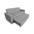 thumbnail image 4 of Sofá cama Matrimonial Moderno Plegable en Lino Gris Claro Mobydec Sofa cama Matrimonial en Lino, 4 of 4