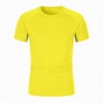 thumbnail image 4 of NOLDARES Boys Summer T-Shirt, Lightweight Short Sleeve Graphic Tee for Play & School, Soft Cotton Youth(Yellow,6-7 Years), 4 of 7