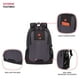 thumbnail image 3 of Mochila para portátil SwissGear Cecil 5505 gris oscuro/negro 18", 3 of 9