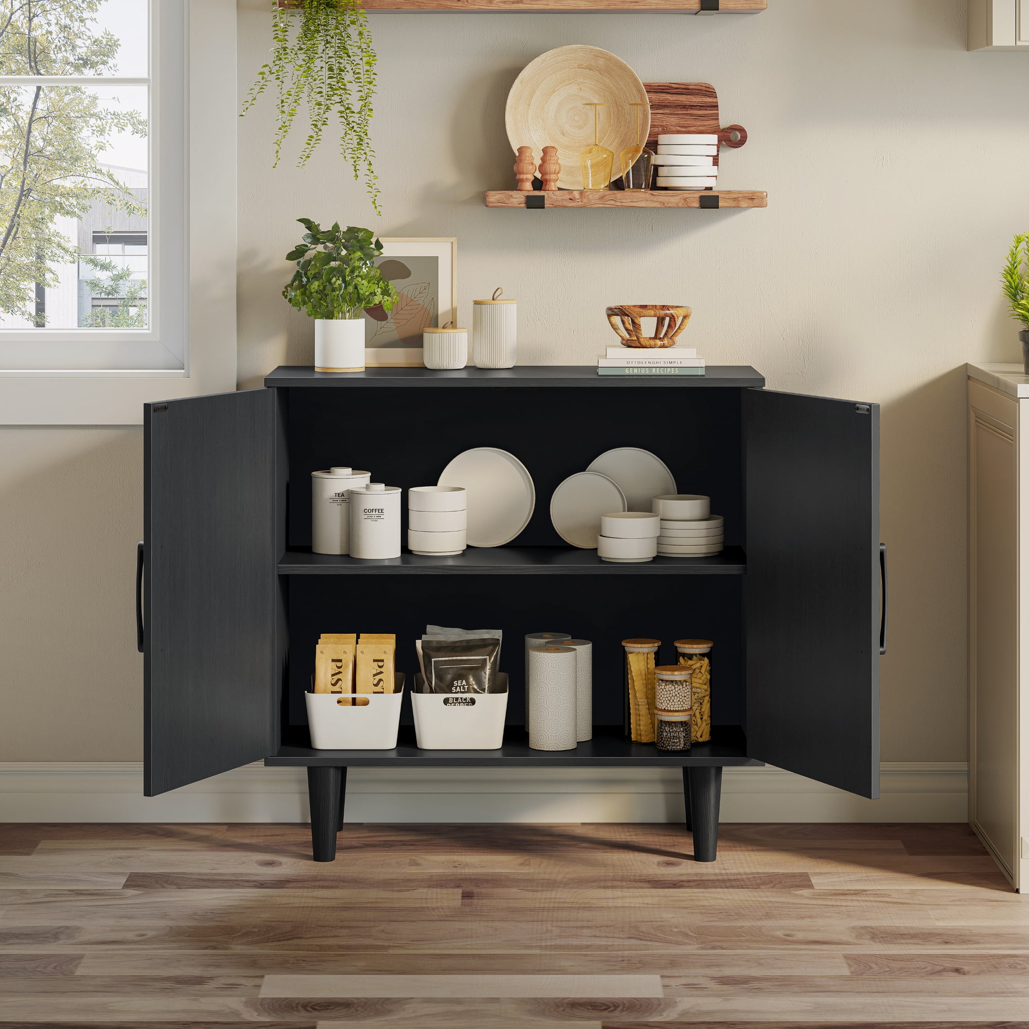 Mainstays Accent Cabinet, Black