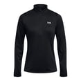 thumbnail image 2 of Camisa Under Armour Tech Quarter Zip XXL para mujer, color blanco y negro, 2 of 3