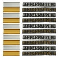 thumbnail image 2 of Shisuyan ABS Plastic Price Tags Silver 10Pcs 4.1x1.0x0.2In, 2 of 8
