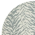 thumbnail image 5 of SAFAVIEH Marbella Daria Geometric Area Rug, Blue/Ivory, 6' x 6' Round, 5 of 6