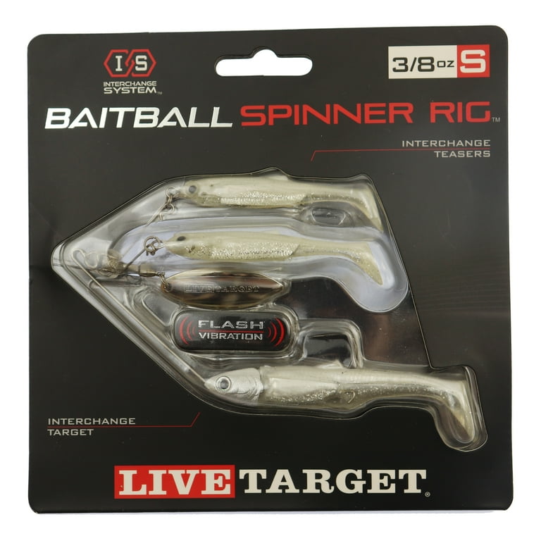 The versatile, customizable BaitBall Spinner Rig by LIVETARGET