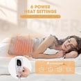 thumbnail image 2 of 6 Modes Electric Heating Pad Foot Warmer Soft Flannel Mat Winter Timing Thermal Pad Auto Shut Off Us//eu Plug, 2 of 4