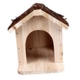 thumbnail image 1 of Casa de Madera para Hámster ANGGREK Escondite de Madera Duradero para Conejillo de Indias, 1 of 7
