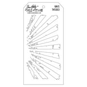 Stampers Anonymous THS-003 Tim Holtz Layered Stencil 4,125 po x 8,5 po-Rays