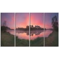 thumbnail image 2 of Purple Tinged Lake Sunrise View - Landscape Artwork Canvas, 2 of 3
