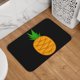 thumbnail image 5 of Alfombra de baño antideslizante súper suave con logotipo de piña para baño, cocina, dormitorio, hogar, alfombra de piso de 15,75 x 23,62 pulgadas, 5 of 6