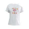thumbnail image 4 of Camiseta Con Hombros Descubiertos Para Mujer, Manga Corta Para Niñas, Para Uso Diario, 4 of 8