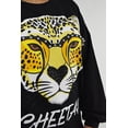 thumbnail image 4 of Sudadera Cheetah Roman Fashion Talla Extra 012 Negro, 4 of 7