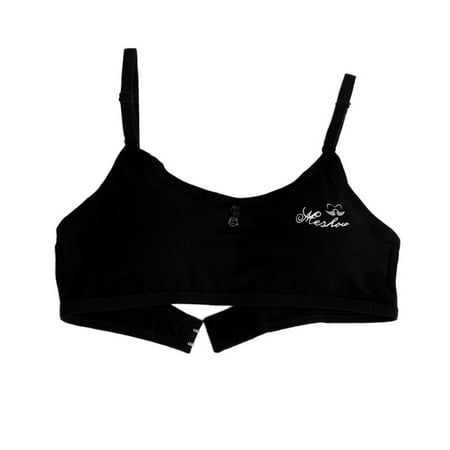 

Forzero 12-18YTeen Girls Underwear Soft Padded Cotton Bra Young Girls for Yoga Sports Running Breathable Bra