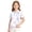 38#Light pink, variant on Short Sleeve Mesh Polo Shirt For Girls Checkered Print School Uniform Top Classic Fit Casual Wear Summer Active Kids Clothing Regular Fit