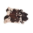 thumbnail image 2 of DrumNBase Rugs 428642 6 x 5.25 ft. Vegan Cow Drum Rug, Clara Black & White, 2 of 6