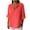 01* Watermelon Red, variant on bnaln Summer Tops for Women Casual Cotton Linen Shirts 3/4 Sleeve Dressy Blouses V Neck Button Down Shirts Solid Color Loose Comfy Pullover Tops Plus Size Tees Business Work Blouses