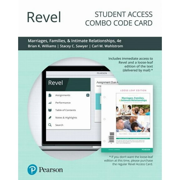 Revel for Marriages, Families, and Intimate Relationships -- Combo Access Card (Hardcover)