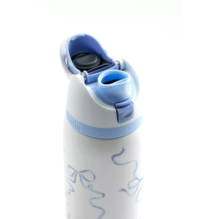Owala FreeSip 32 oz, Tied and True Blue Bows, Triple Insulation