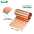 thumbnail image 3 of Rollo de hoja de cobre Uxcell, 2000 x 100 x 0.05mm/ 6.56ft x 3.9" x 0.002" rollo de lámina de cobre para reparaciones en el hogar/bricolaje, 3 of 7