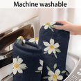 thumbnail image 5 of Pioneer Flower Floral Print Pattern Bathroom Rugs Mat, Non Slip Microfiber Bathroom Rug with Rubber Backing, Soft Mats for Bathroom Floor Tub Shower, 17"x27", 5 of 5