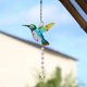 thumbnail image 4 of Fiudx Colgante de Colibrí, Exquisito Atrapasol de Cristal, Decoración Colorida para Ventanas, Elegante Reflejo de Luz, Decoración para Fiestas En El Jardín, Perfecto para Patios, Balcones, Una Experi, 4 of 6