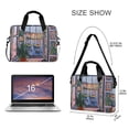 thumbnail image 3 of FORMRS 16" Laptop Bag Carrying Sleeve Case with Handle Travel Shoulder Briefcase, Green Boat, 3 of 8