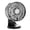 Silver, variant on CEORPER USB Car Fan for Dashboard Air Circulation Fans with LED Light Three Speeds