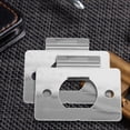 thumbnail image 5 of CIMAXIC 2Pcs Stainless Steel Door Plate Deadbolt Covers Door Reinforcement Kit Plated Silver, 5 of 6